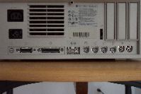 Mac Quadra 650 - Close-up on Back connectors